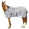 Pessoa Fly Sheet W/Belly Cover - Sapphire Plaid -Equestrian Supplies 620831 800 800