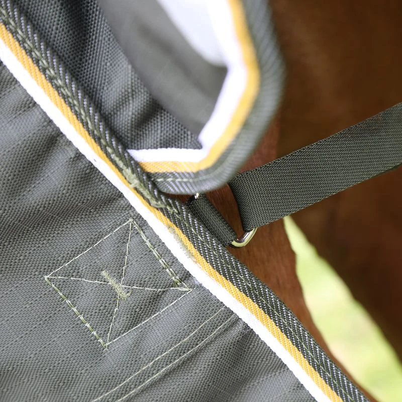 Shires Highlander Plus Lite Standard Neck Turnout - Green 4 Shires Highlander Plus Lite Standard Neck Turnout - Green - Image 2