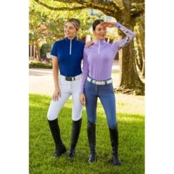 RJ Classics Women's Harper Silicone Knee Patch Breeches - Crown Blue -Equestrian Supplies 623885 800 800