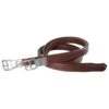 M. Toulouse Platinum Double Leather Stirrup Leathers - Chocolate/Chocolate -Equestrian Supplies 635806 800 800