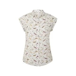 EQL Women's Horizon Rolled Cuff Shirt - Soft White Spring Fever