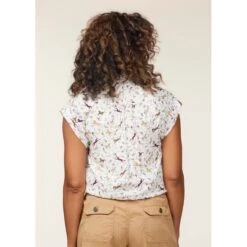 EQL Women's Horizon Rolled Cuff Shirt - Soft White Spring Fever 10 EQL Women's Horizon Rolled Cuff Shirt - Soft White Spring Fever -Equestrian Supplies 644750 800 800