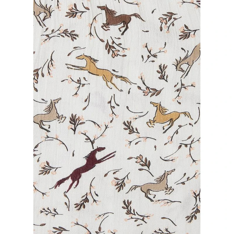 EQL Women's Horizon Rolled Cuff Shirt - Soft White Spring Fever 7 EQL Women's Horizon Rolled Cuff Shirt - Soft White Spring Fever - Image 5