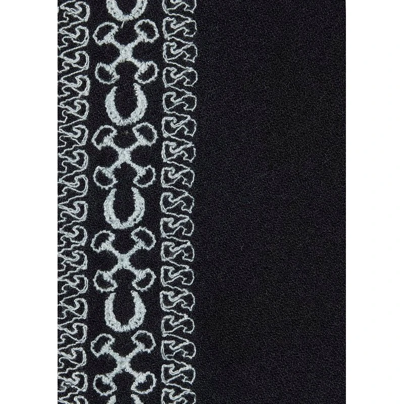 EQL Women's Embroidered EQ Stripe Top - Black 7 EQL Women's Embroidered EQ Stripe Top - Black - Image 5