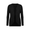 EQL Women's Mesh Cocoon Cardigan - Black 1 EQL Women's Mesh Cocoon Cardigan - Black -Equestrian Supplies 644797 800 800
