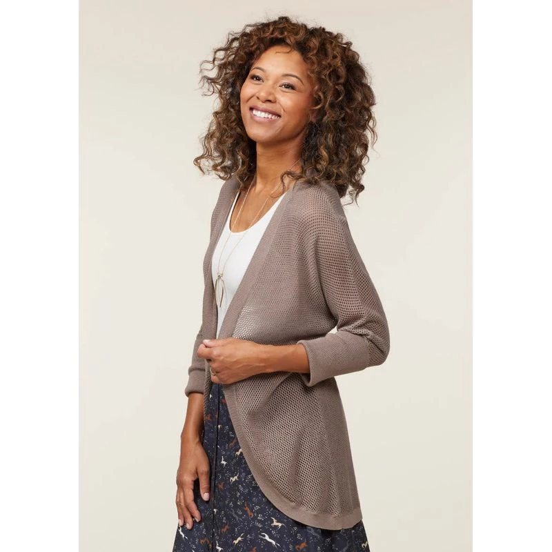 EQL Women's Mesh Cocoon Cardigan - Falcon 4 EQL Women's Mesh Cocoon Cardigan - Falcon - Image 2