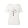EQL Women's Graceful Horse T-Shirt - Soft White 2 EQL Women's Graceful Horse T-Shirt - Soft White -Equestrian Supplies 645210 800 800