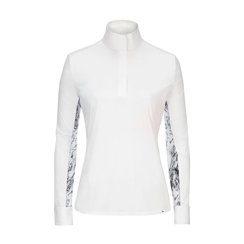 RJ Classics Women's Carly 37.5 Show Shirt - White/Marble 3 RJ Classics Women's Carly 37.5 Show Shirt - White/Marble