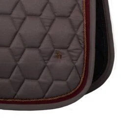Horze Kenya Anti Slip Dressage Saddle Pad - Iron Grey Brown -Equestrian Supplies 659636 800 800