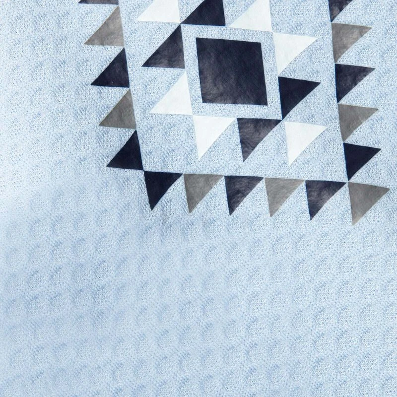 Horze Women's Ira Technical Half Zip Sweatshirt With High Neck - Cashmere Blue 8 Horze Women's Ira Technical Half Zip Sweatshirt With High Neck - Cashmere Blue - Image 6