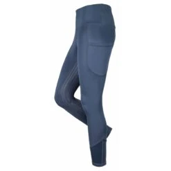 Fair Play Women's Pauline Full Seat Tights - Steel Blue