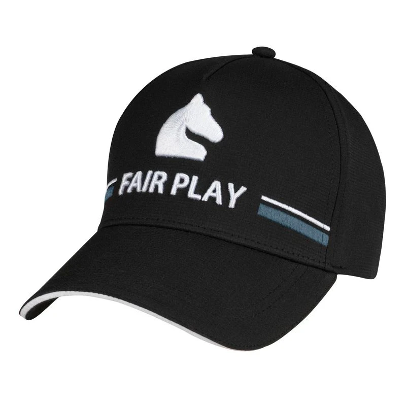 Fair Play Jockey Baseball Cap - Black 3 Fair Play Jockey Baseball Cap - Black