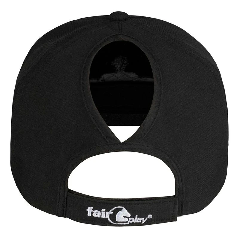 Fair Play Jockey Baseball Cap - Black 4 Fair Play Jockey Baseball Cap - Black - Image 2