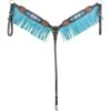 Western Rawhide Country Legend Beaded Inlay Breastcollar W/Fringe - Brown/Turquoise 2 Western Rawhide Country Legend Beaded Inlay Breastcollar W/Fringe - Brown/Turquoise -Equestrian Supplies 666222 800 800