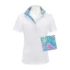 RJ Classics Kids' Sadie Jr 37.5 Short Sleeve Show Shirt - White /Mermaid Tie Dye 2 RJ Classics Kids' Sadie Jr 37.5 Short Sleeve Show Shirt - White /Mermaid Tie Dye -Equestrian Supplies 673824 800 800