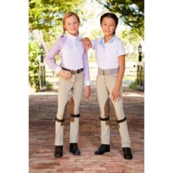 RJ Classics Kids' Sadie Jr 37.5 Short Sleeve Show Shirt - White /Mermaid Tie Dye -Equestrian Supplies 673826 800 800