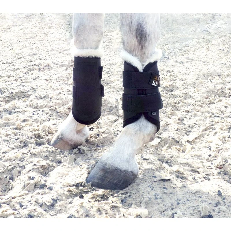 Equine Healthcare International Pro Series Fleece Boots - Black 3 Equine Healthcare International Pro Series Fleece Boots - Black