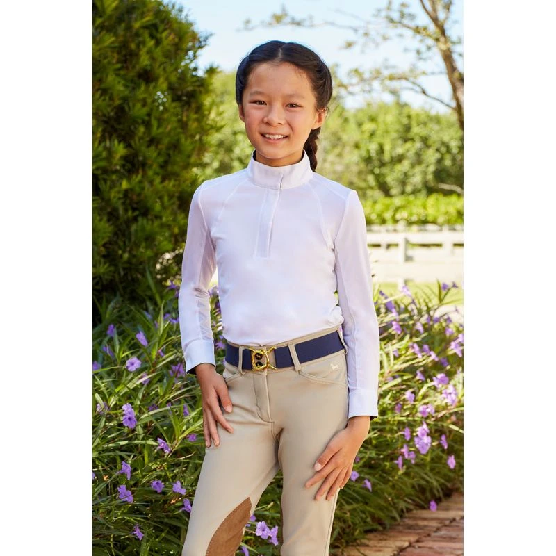 RJ Classics Kids' Maddie Jr 37.5 Show Shirt - White/Flip Flops 5 RJ Classics Kids' Maddie Jr 37.5 Show Shirt - White/Flip Flops - Image 3