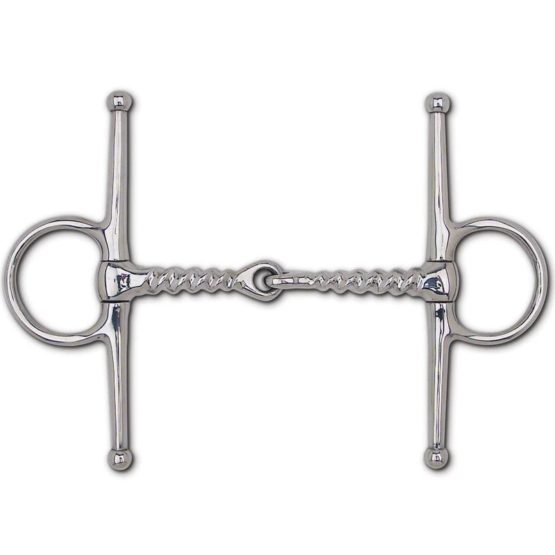 Toklat Full Cheek Corkscrew Snaffle Bit 3 Toklat Full Cheek Corkscrew Snaffle Bit
