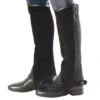Ovation Pro Suede Half Chaps - Black -Equestrian Supplies 676700 800 800