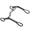 Toklat Sweet Iron Low Port Curb W/Black Satin 1 Toklat Sweet Iron Low Port Curb W/Black Satin -Equestrian Supplies 676723 800 800