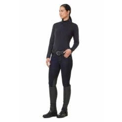 Kerrits Women's Rail Side Quarter Zip Tech Top - Black -Equestrian Supplies 681805 800 800