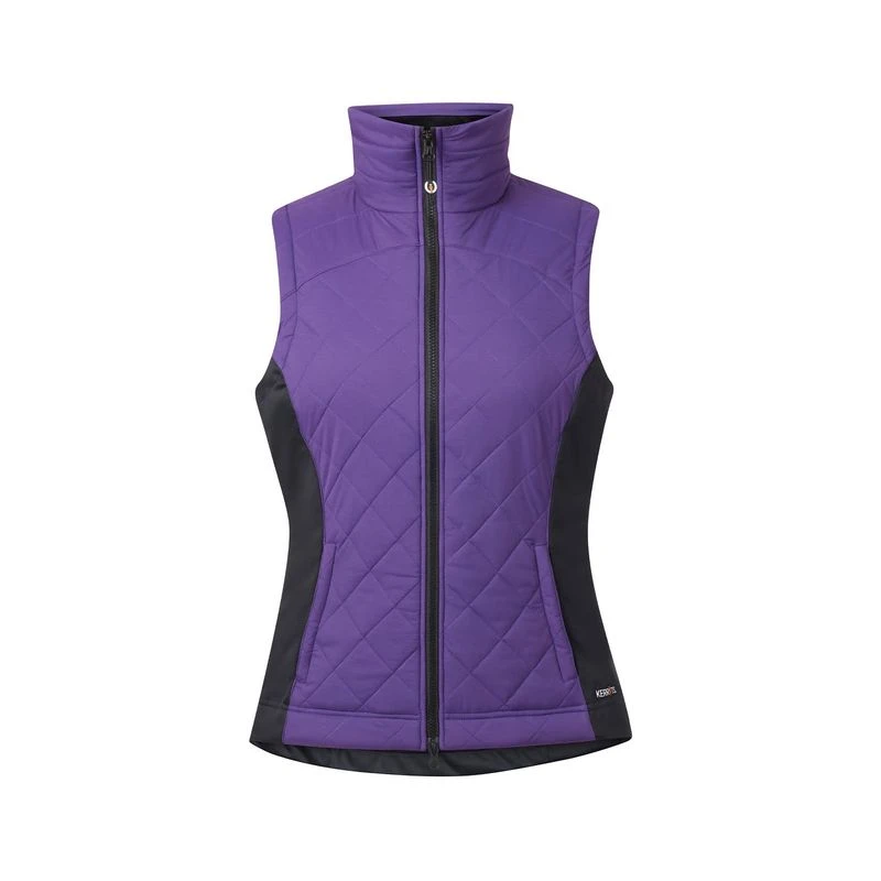 Kerrits Women's Full Motion Quilted Vest - Huckleberry 3 Kerrits Women's Full Motion Quilted Vest - Huckleberry