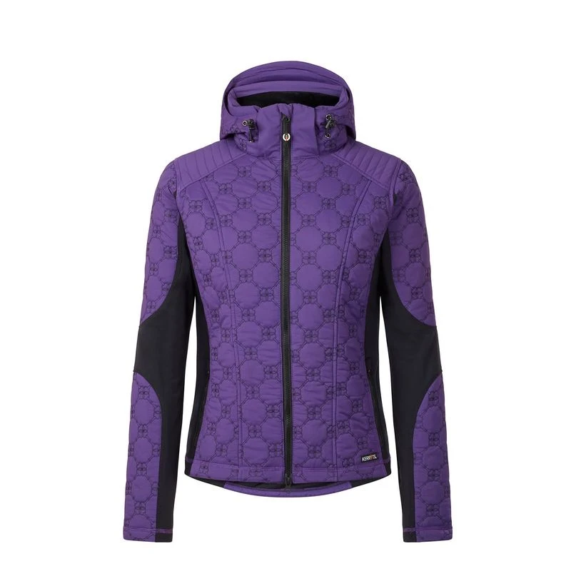 Kerrits Women's Bit By Bit Quilted Jacket - Huckleberry 3 Kerrits Women's Bit By Bit Quilted Jacket - Huckleberry