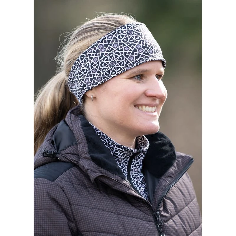 Kerrits Women's Rail Side Fleece Headband - Black Starlight 5 Kerrits Women's Rail Side Fleece Headband - Black Starlight - Image 3