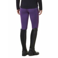 Kerrits Women's Power Stretch Knee Patch Pocket Tights - Huckleberry -Equestrian Supplies 683629 800 800