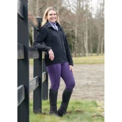 Kerrits Women's Power Stretch Knee Patch Pocket Tights - Huckleberry -Equestrian Supplies 683630 800 800