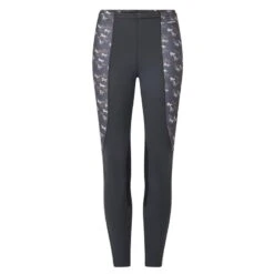 Kerrits Kids' Knee Patch Performance Tights - Black/Black Mini Run Free