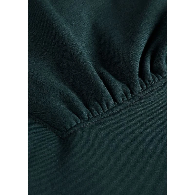 EQL Women's Weekender Wrap Neck Top - Hunter 7 EQL Women's Weekender Wrap Neck Top - Hunter - Image 5