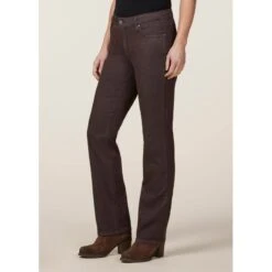 EQL Women's In Motion Straight Leg Pants - Java -Equestrian Supplies 687873 800 800