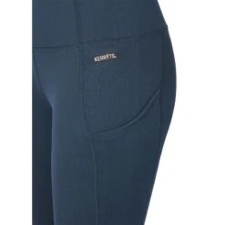 Kerrits Women's Fleece Lite II Knee Patch Tights - Lagoon Herringbone -Equestrian Supplies 688812 800 800