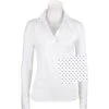 RJ Classics Women's Maddie 37.5 Show Shirt - White/Autumn Logos -Equestrian Supplies 691226 800 800