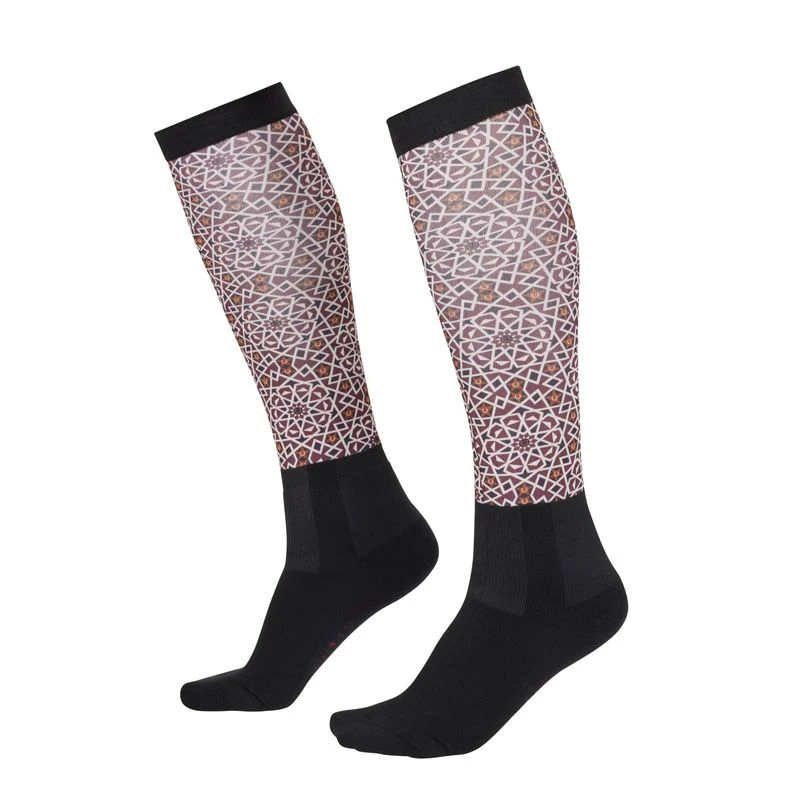 Kerrits Women's Dual Zone Boot Socks - Sangria Starlight 3 Kerrits Women's Dual Zone Boot Socks - Sangria Starlight