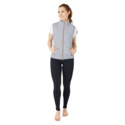 Horze Women's Shannon Light Padded Vest - Grey Dawn 9 Horze Women's Shannon Light Padded Vest - Grey Dawn -Equestrian Supplies 695555 800 800
