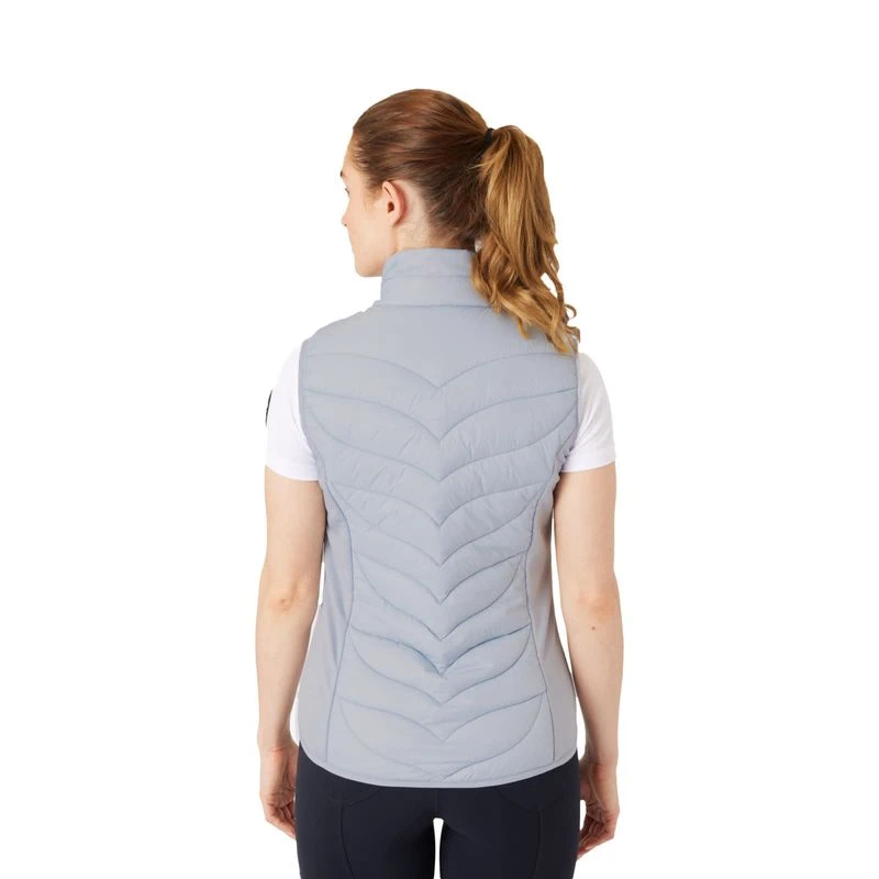 Horze Women's Shannon Light Padded Vest - Grey Dawn 6 Horze Women's Shannon Light Padded Vest - Grey Dawn - Image 4