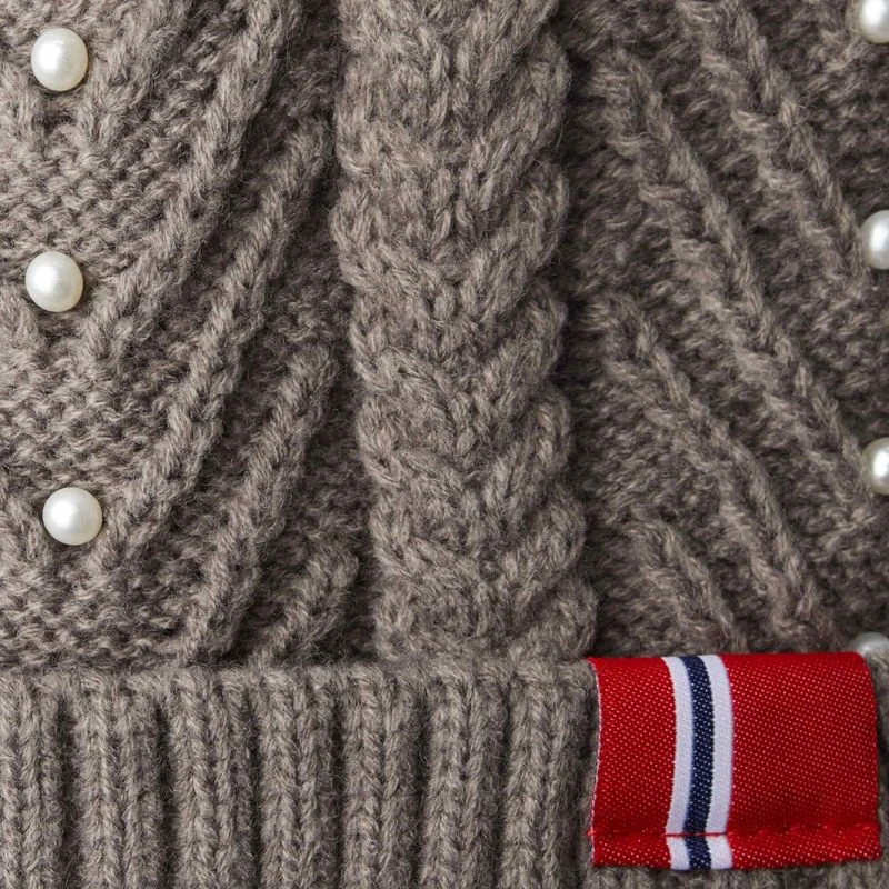 B Vertigo Women's Rosalie Knitted Pom Pom Hat - Major Brown 4 B Vertigo Women's Rosalie Knitted Pom Pom Hat - Major Brown - Image 2