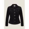 EQL Women's In Motion Corduroy Jacket - Black -Equestrian Supplies 698239 800 800