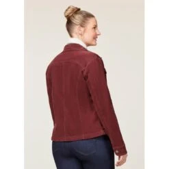 EQL Women's In Motion Corduroy Jacket - Mahogany -Equestrian Supplies 698346 800 800