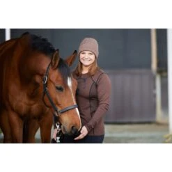 Kerrits Mane Tame Knit Hat - Latte Heather 5 Kerrits Mane Tame Knit Hat - Latte Heather -Equestrian Supplies 698381 800 800