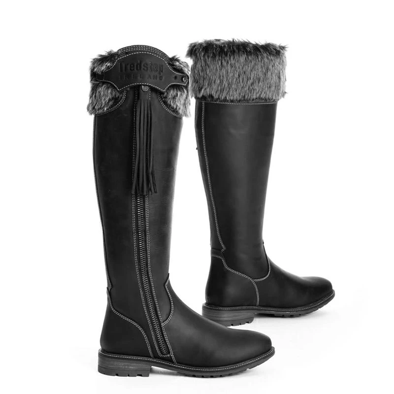 Tredstep Women's Shannon Fur H2O Country Boot - Black 3 Tredstep Women's Shannon Fur H2O Country Boot - Black