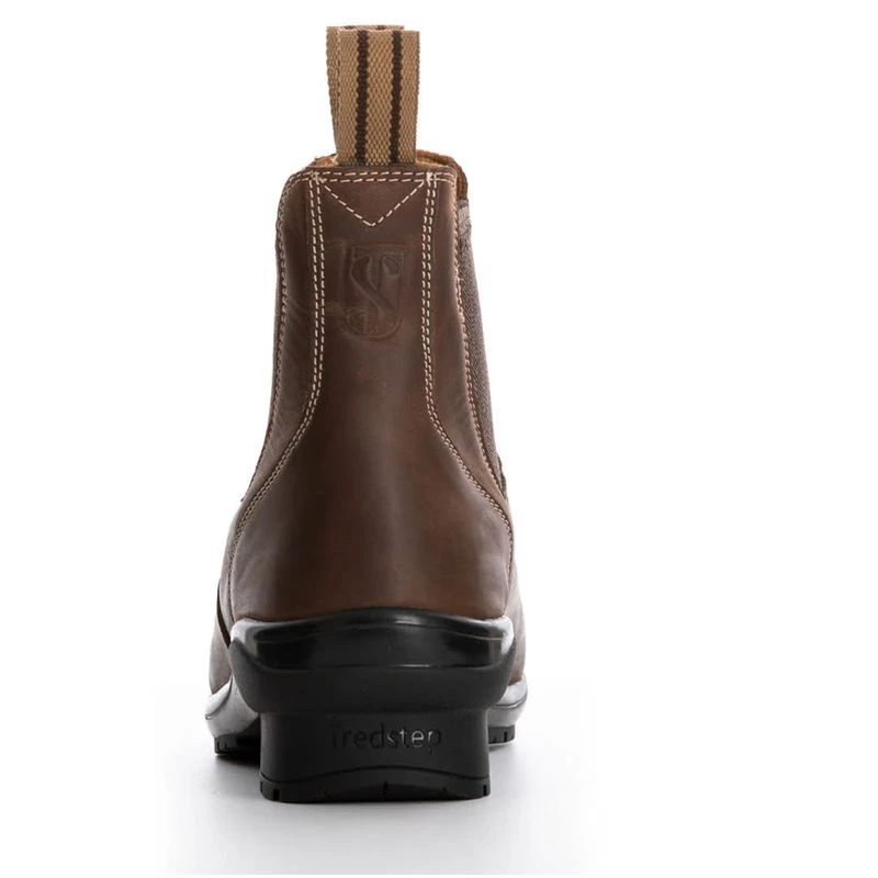 Tredstep Liffey Pull On Short Country Boot - Mahogany 5 Tredstep Liffey Pull On Short Country Boot - Mahogany - Image 3