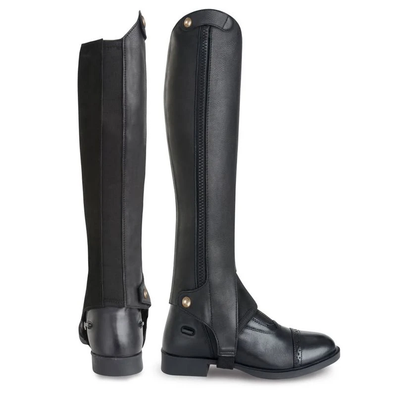 Tredstep Liberty Side Zip Half Chaps - Black 3 Tredstep Liberty Side Zip Half Chaps - Black
