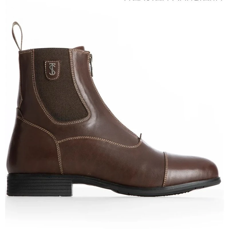 Tredstep Donatello Front Zip Paddock Boot - Brown 3 Tredstep Donatello Front Zip Paddock Boot - Brown
