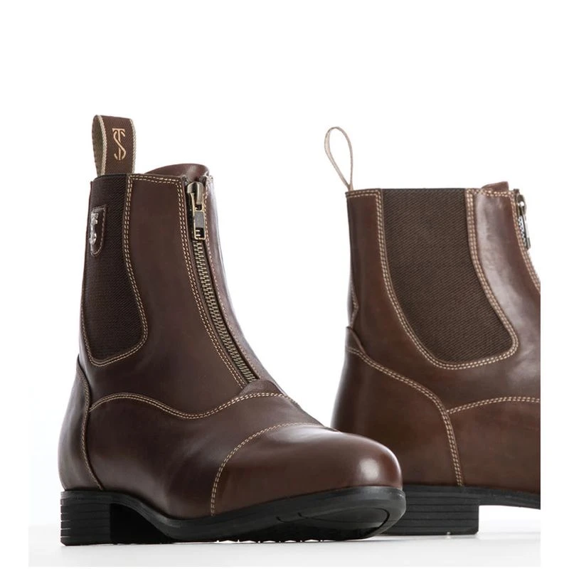 Tredstep Donatello Front Zip Paddock Boot - Brown 4 Tredstep Donatello Front Zip Paddock Boot - Brown - Image 2