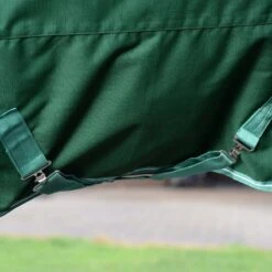 Saxon Defiant 1200D Standard Neck Medium - Hunter Green/White -Equestrian Supplies 707958 800 800