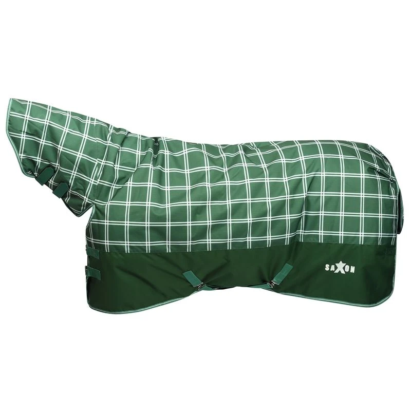 Saxon Defiant 1200D Combo Neck Heavy - Hunter Green/Plaid 4 Saxon Defiant 1200D Combo Neck Heavy - Hunter Green/Plaid - Image 2